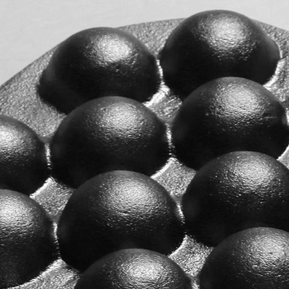 12 Holes Octopus Baking Mold Cast Iron Non-Stick Octopus Ball Maker DIY Cooking Grill Takoyaki Grill Pan Plate Kitchen Gadgets