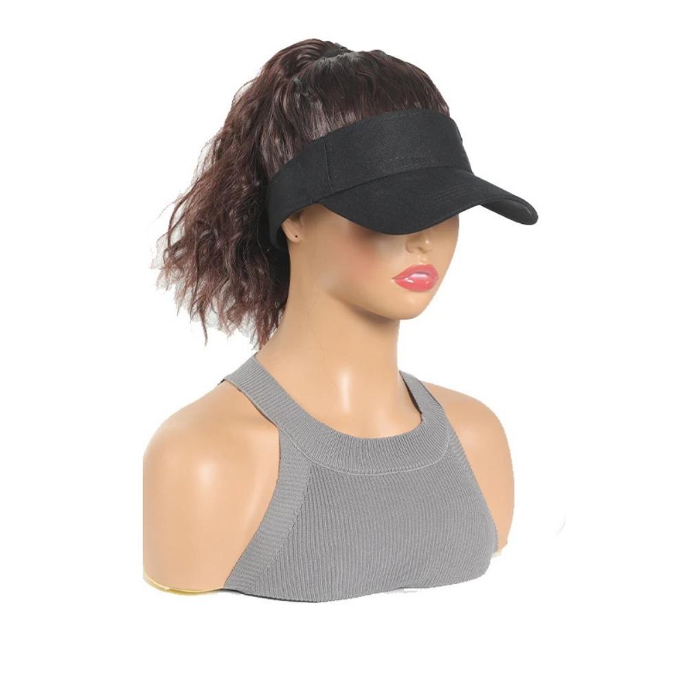 

Бейсболка Хвост Кудрявые Волосы С Кепкой Полая Верхняя Летняя Солнцезащитная Кепка Парик Путешествия 1B 33