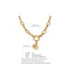 Eetit High Quality Stainless Steel Chain Round Ball Pendant Necklace Gold & Platinum PVD Plated Waterproof Distinctive Jewelry
