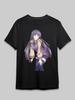 Naruto Hinata Hinata Gentle Style T-shirt Men's Anime Pattern Printed Short Sleeve Fashion High Quality Trendy Cotton Top