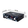 Домашний усилитель мощности Ch 2.0 Bluetooth Bass Amp Ak35 Hifi Цифровые аудиоусилители Fm Usb Remote 100-240 В 12 В