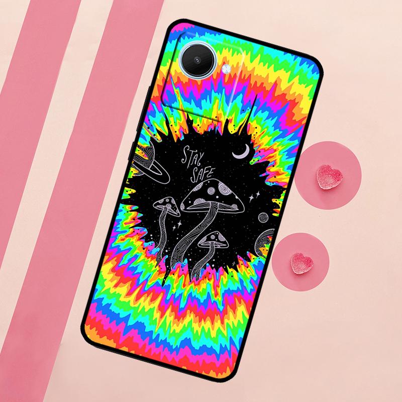 Seltsames psychedelisches Pilz-Case für Realme C71 C55 C53 C67 C75 C61 C33 C63 C51 C65 10 11 12 13 14 15 Pro Plus GT7 Pro