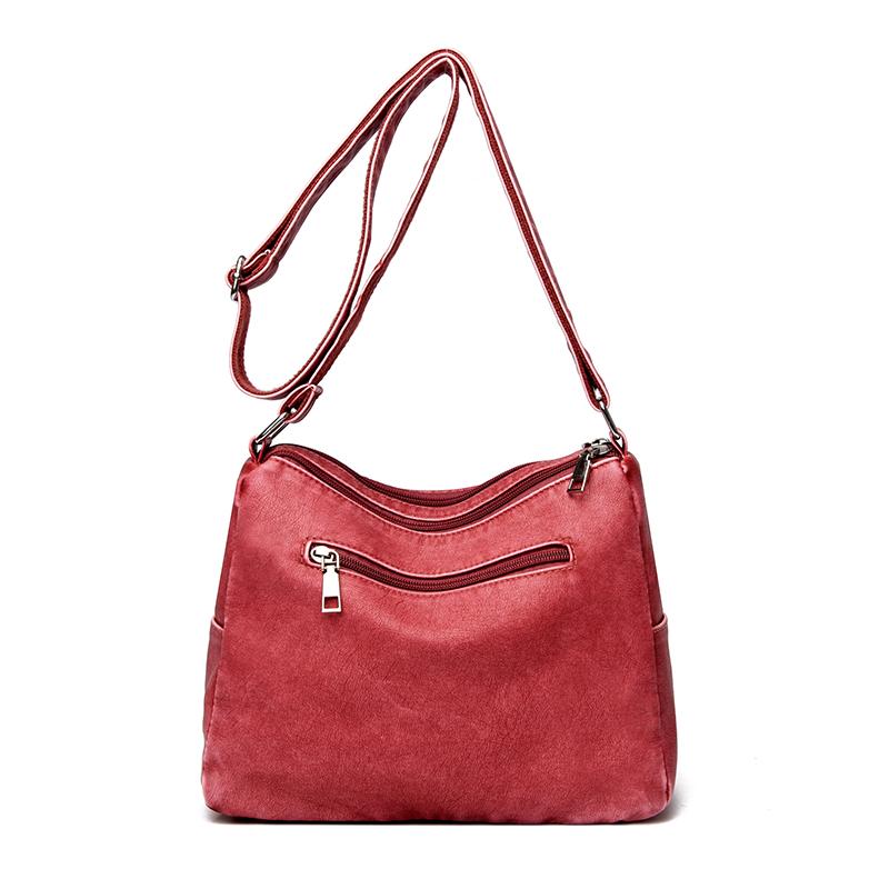 Mother Bag Women's Crossbody Bag Soft Leather Large Capacity Shoulder Bag