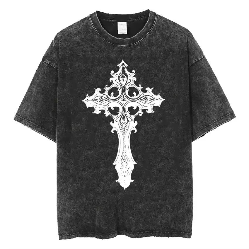 Retro Washed Playboi Carti I AM MUSIC Logo T Shirt Opium Ken Carson Narcissist Tour Antagonist Rap T-shirts Men's Tees
