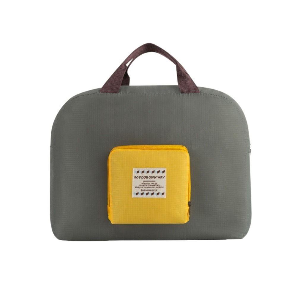

Foldable Travel Luggage Bag Large Capacity Trip Duffel Bag Portable Travel Storage Bag Women сірий