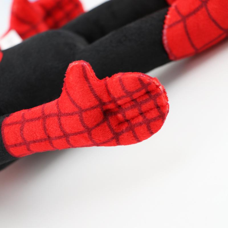 Hot Toys 32cm Marvel Avengers Plush Anime Toys Ghost-Spider Light Hobby Spiderman Kids Toys for Children Christmas Spider Man