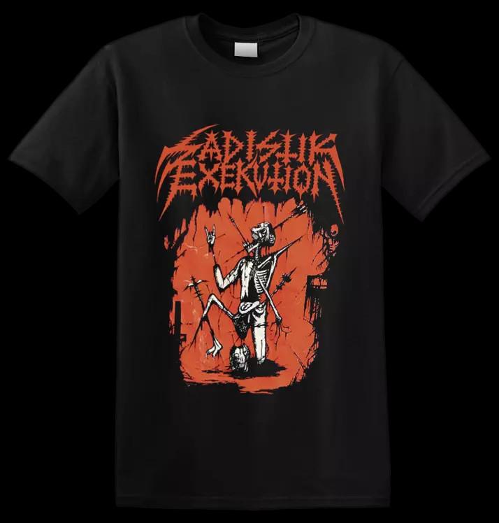 SADISTIK EXEKUTION Band Skeleton T Shirt Full Size S-5XL Unisex T-Shirt S
