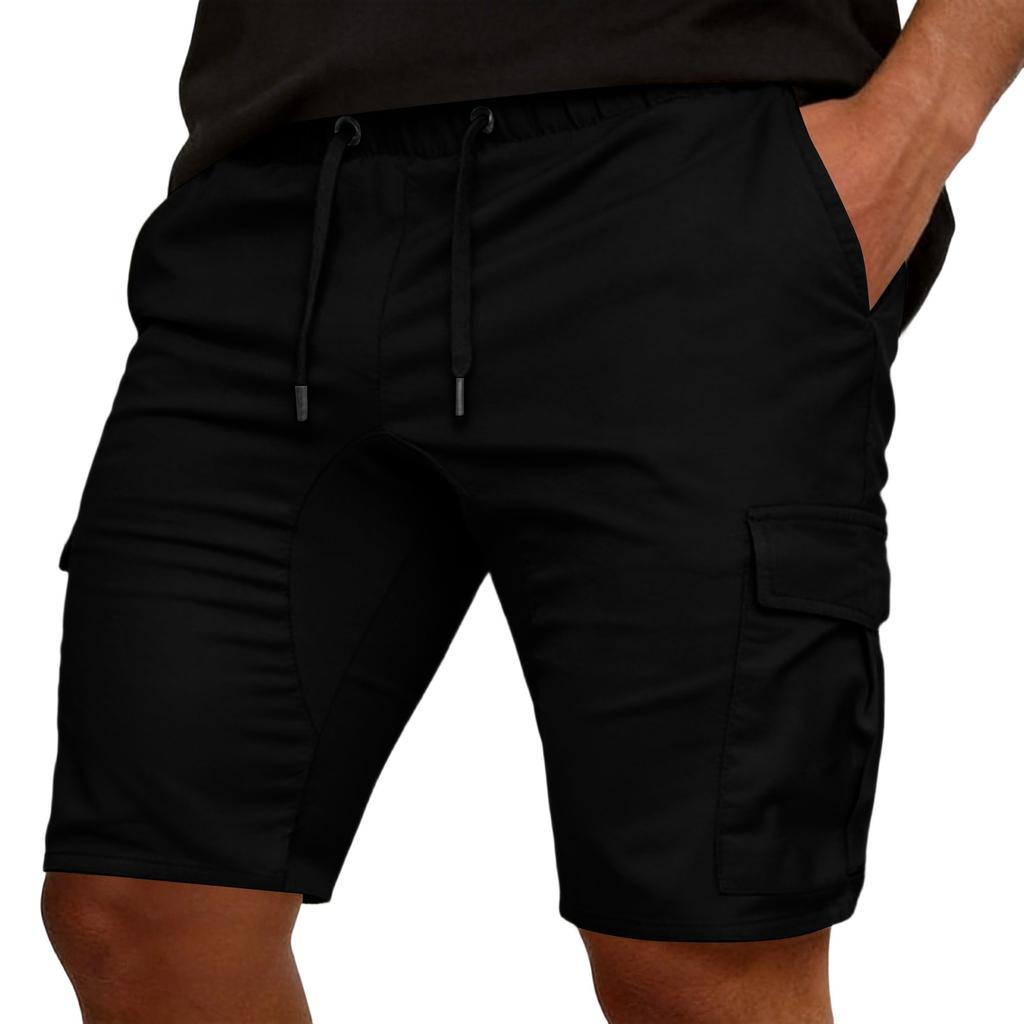 Men's Casual And Fashionable Five-inch Length Shorts - Men's Drawstring Breathable Sports Work Pants