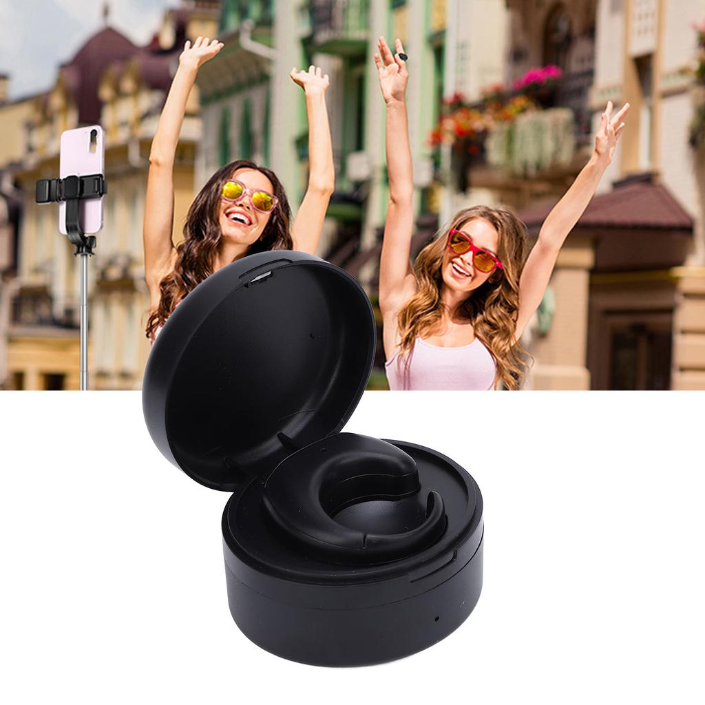 Remote Control Scrolling Ring Wireless Page Turner Remote Control Camera Shutter with Charging Case