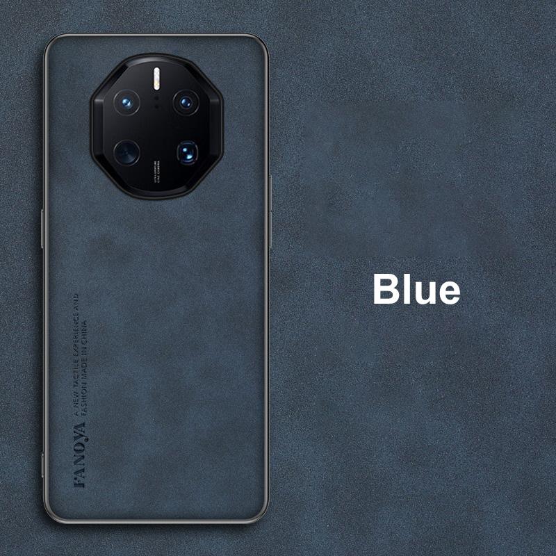 Luxury PU Leather Case For Huawei Mate 50 RS 30 40 Pro Plus Cover Matte Silicone Phone Case For Huawei Mate 10 20 RS 9 Pro 20X