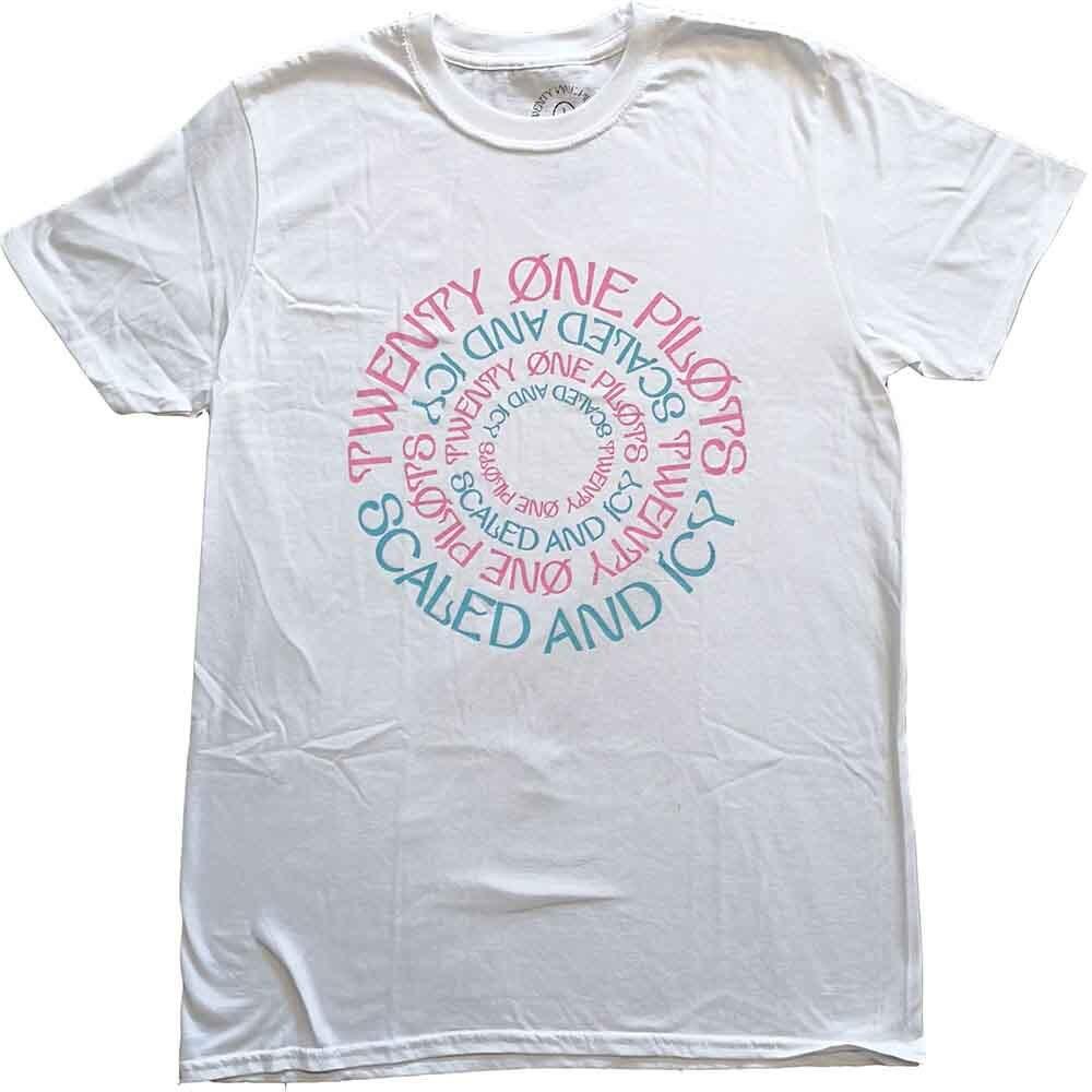 

Twenty One Pilots Circular T-Shirt White New Unisex T-Shirt XL