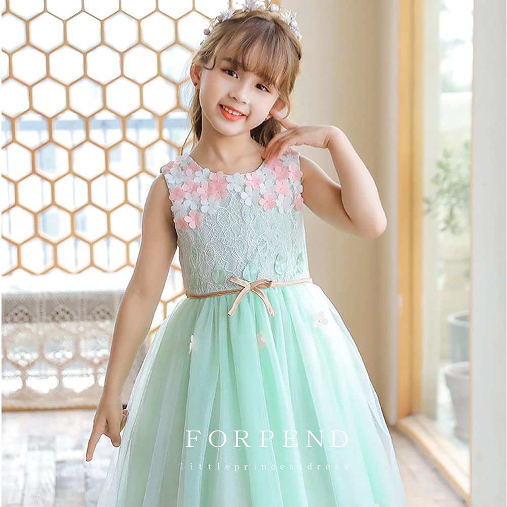 Forpend Dress Princess Dress for Perfect for Piano Entrance and Concerts Children's F027, Girls, Parties, Performances, Weddings, Ceremonies,