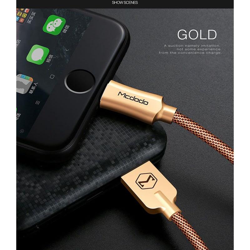 Auto Led Smart Disconnect Lightning Usb Data Charging Cable For Iphone X 7 8