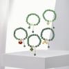 Ethnic Style Dongling Jade Friendship Bracelet with Safety Buckle