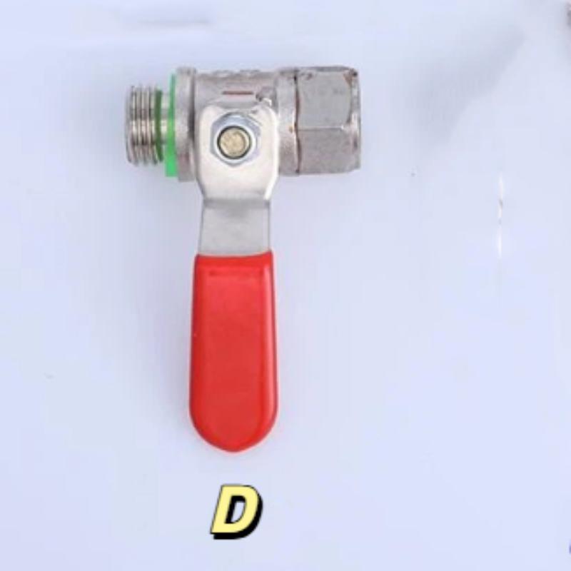 Heavy Duty Brass Steel Ball Valve Leakproof Non Slip Handle Gas Water Fitting For Garden Irrigation Agricultural Spraying Hoses