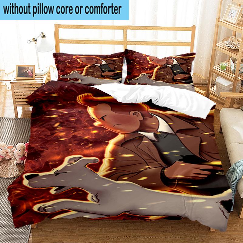 3PCS Adventure In The City 3pcs Bedding,Including 3PCS Duvet Cover And 2pcs Pillowcases Perfect for Christmas,Ideal for Bedroom, Dormitory