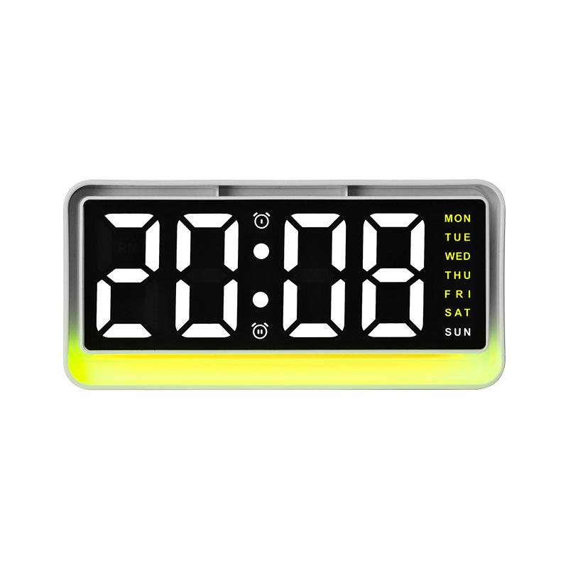 New LED Electronic Clock Minimalist Alarm Clock Multi-Function Display with Night Light GH9035/GH8072