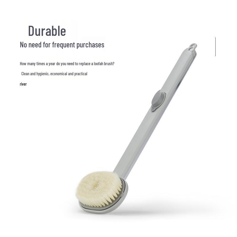 Japanese Exfoliating Soft Bristle Bath Brush with Long Handle