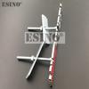 New Car Styling 3D Metal Chrome Zinc Alloy Emblem Car Grill Badge Emblem Auto Accessory for Honda Mugen Power HG3