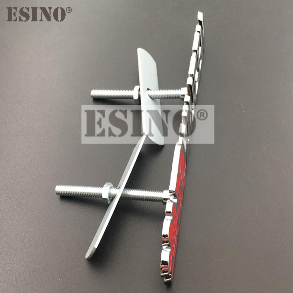 New Car Styling 3D Metal Chrome Zinc Alloy Emblem Car Grill Badge Emblem Auto Accessory for Honda Mugen Power HG3