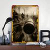 World War I Shell Metal Poster Customized Wall Art Retro Vintage Tinplate Signs for Office Decor Modern Home Decoration Luxury