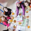 54 Pcs Turkey Cutouts Thanksgiving Cut-Outs Fall Decor for Bulletin Board Classroom Party
