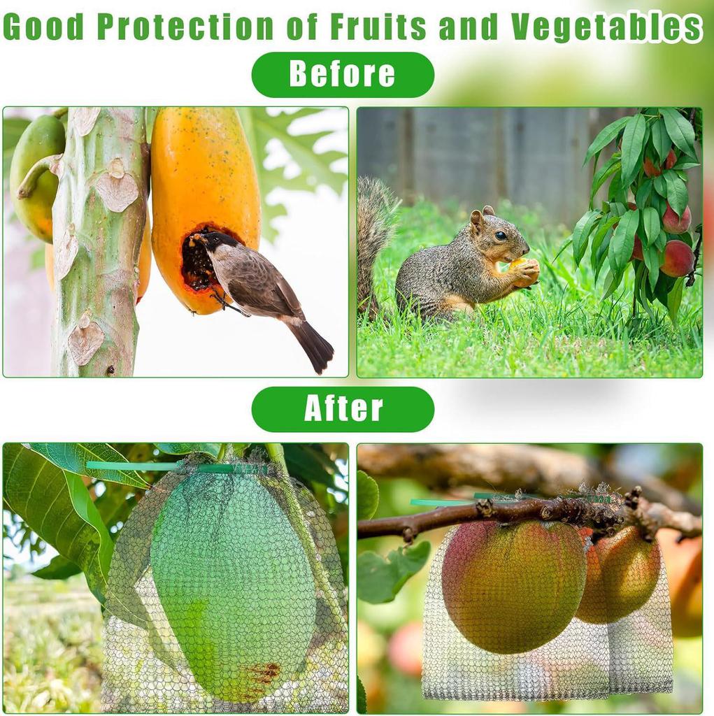 Cross-Border Protective Stainless Steel Mesh Bag: Anti-Rodent, Insect, and Bird Proof for Plants and Fruits.