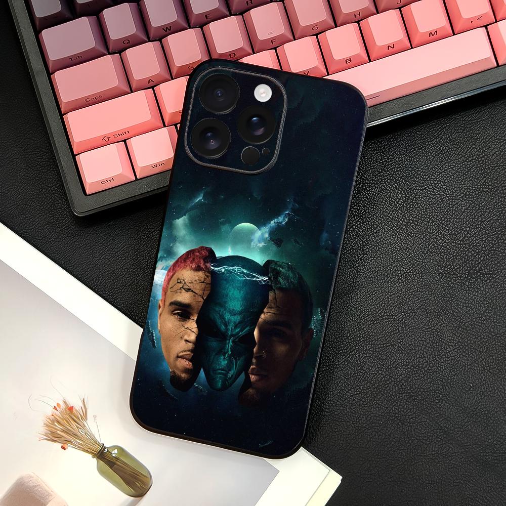 

Hot New Chris B-Brown Rapper Phone Case For IPhone 16 15 14 13 12 11 PRO MAX PLUS Mini TPU Soft To Skin-friendly Cover iPhone16plus