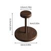 Walnut Colored Wooden Disposable Paper Cup Holder, Suitable For Household Coffee Corners, Kitchens, And Small Bar Counters