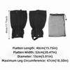 1 Pair Durable Oxford Cloth Boot Cover Waterproof Sand Proof Legging Gaiters Adjustable Straps Breathable Boot Gaiters Hiking
