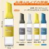 PluieSoleil 4-Piece Oil and Soy Sauce Bottle Gift Set, Drip-Free, One-Handed Use, Washable Glass, 500ml, Multicolored, for Cooking (Waterproof Sticker