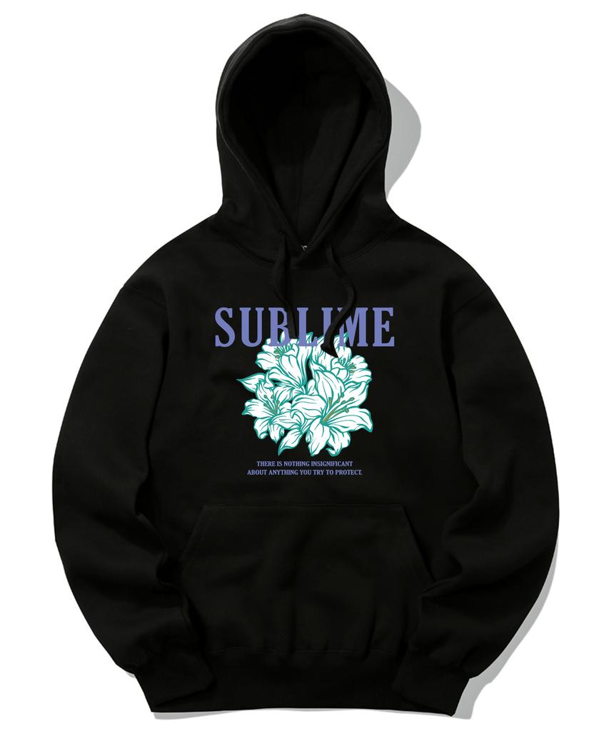 Sublime Flower Logo Hoodie - Black