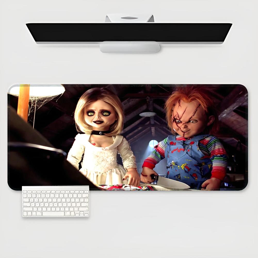 Chucky Mouse Pad E-sports players game teclado XXL Large Computer Laptop Non-slip Keyboard Desk Mat Computer Game CS lol 600x300x2mm