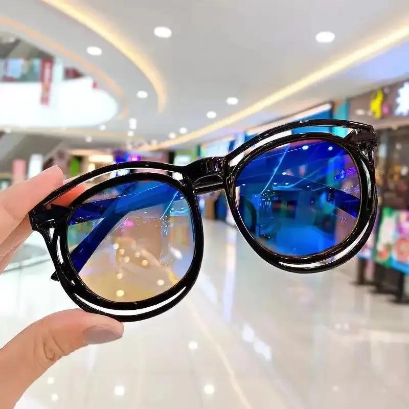 Fashion Sunglasses For Kids Square Children Sunglasses Boy Girl Stylish Goggles Baby Student Eyeglasses Party Eyewear