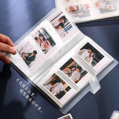 Tragbares transparentes Foto- und Ticketalbum für 3-5 Zoll Ausdrucke