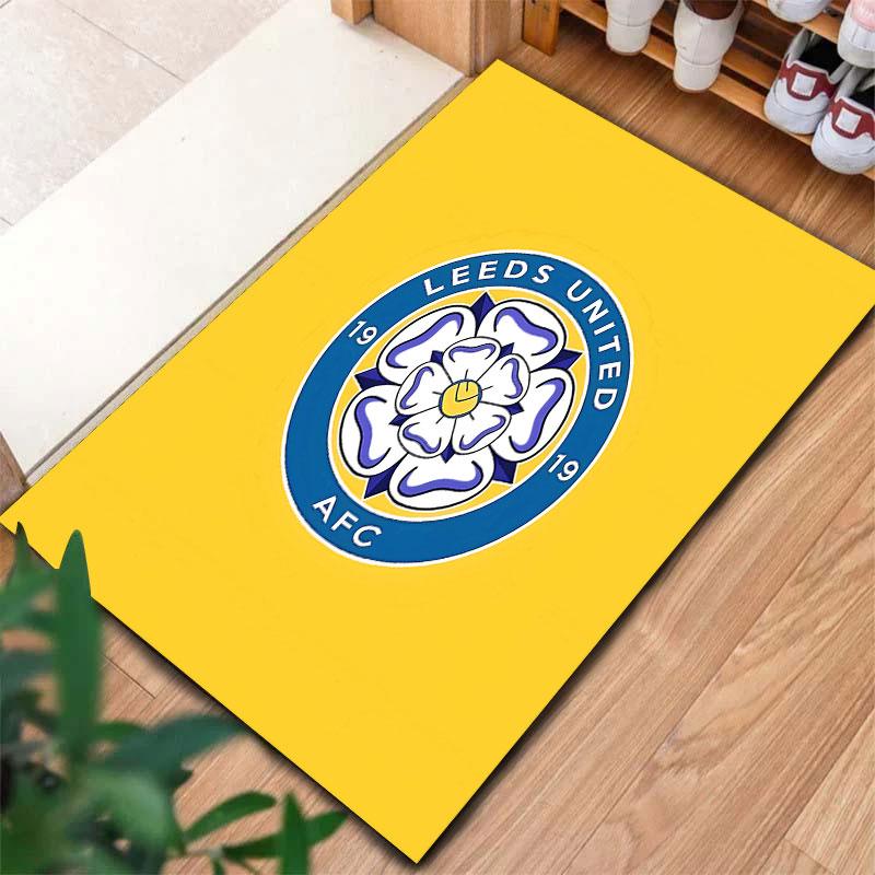 Leeds United Football Club Carpet Rug for Living Room Bedroom Home Sofa Decoration,Kids play Non-slip Floor Mat