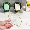 Oval Soap Dish with Drainage Hole, a Soap Box Bathroom Accessory for Soap Containers, Countertop Storage, And Organization In The Bathroom