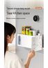 Refrigerator Side Shelf: Multi-Functional Cling Film & Paper Towel Holder, No-Drill Kitchen Storage Rack