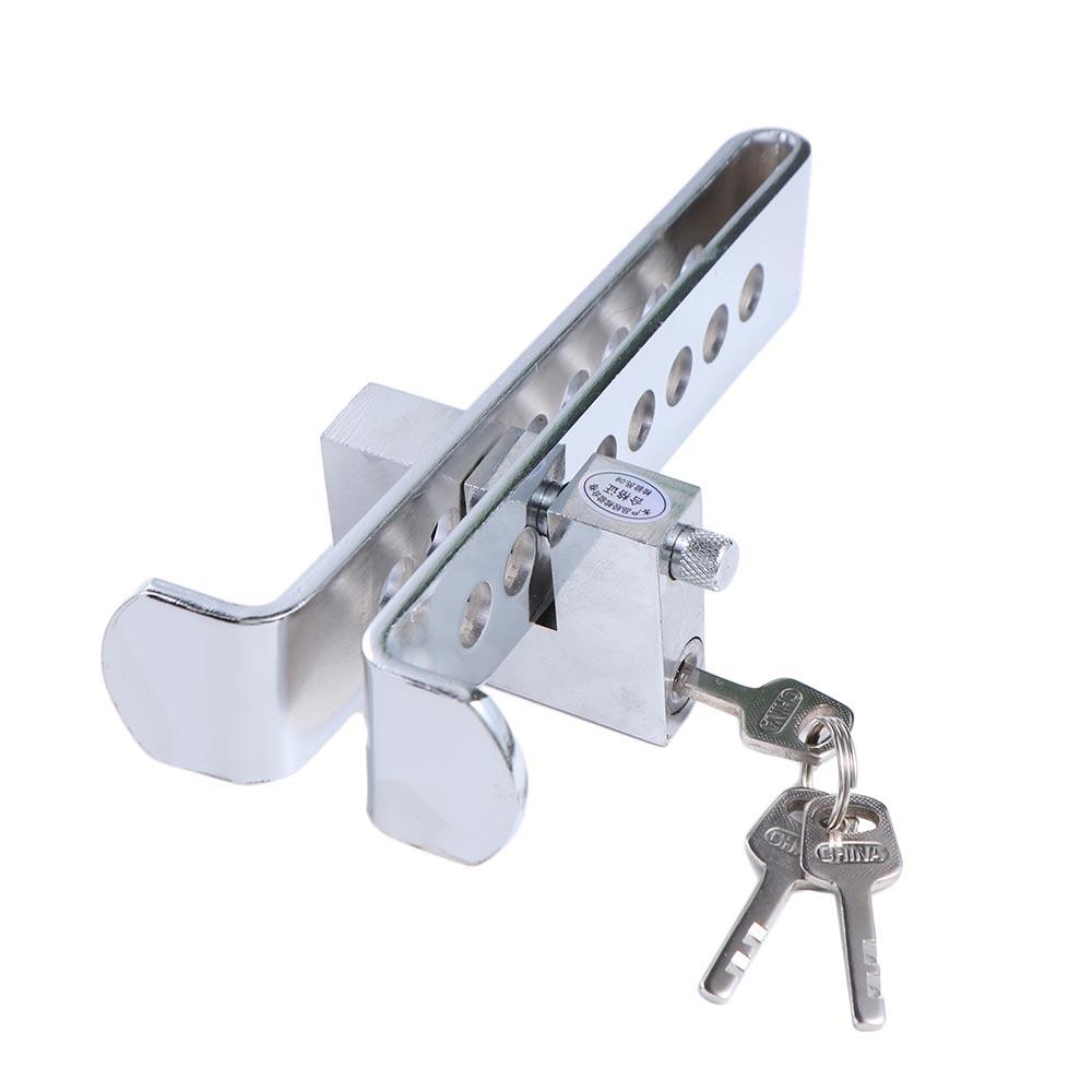 Stainless Steel Auto Car Brake Clutch Pedal Lock Security Anti Theft Security Anti-Theft Pedal Lock Adjustable Clutch Lock