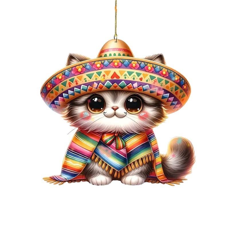 Ornament Car Cat For Automotive Interior Christmas Tree Style Decoration Pendant
