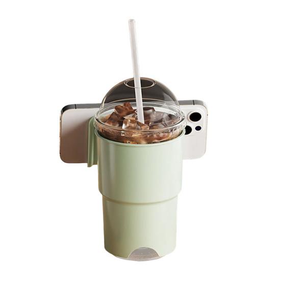 

Вакуумный держатель на присоске Пластиковый держатель для мобильного телефона Многоразовый Офис зелёный