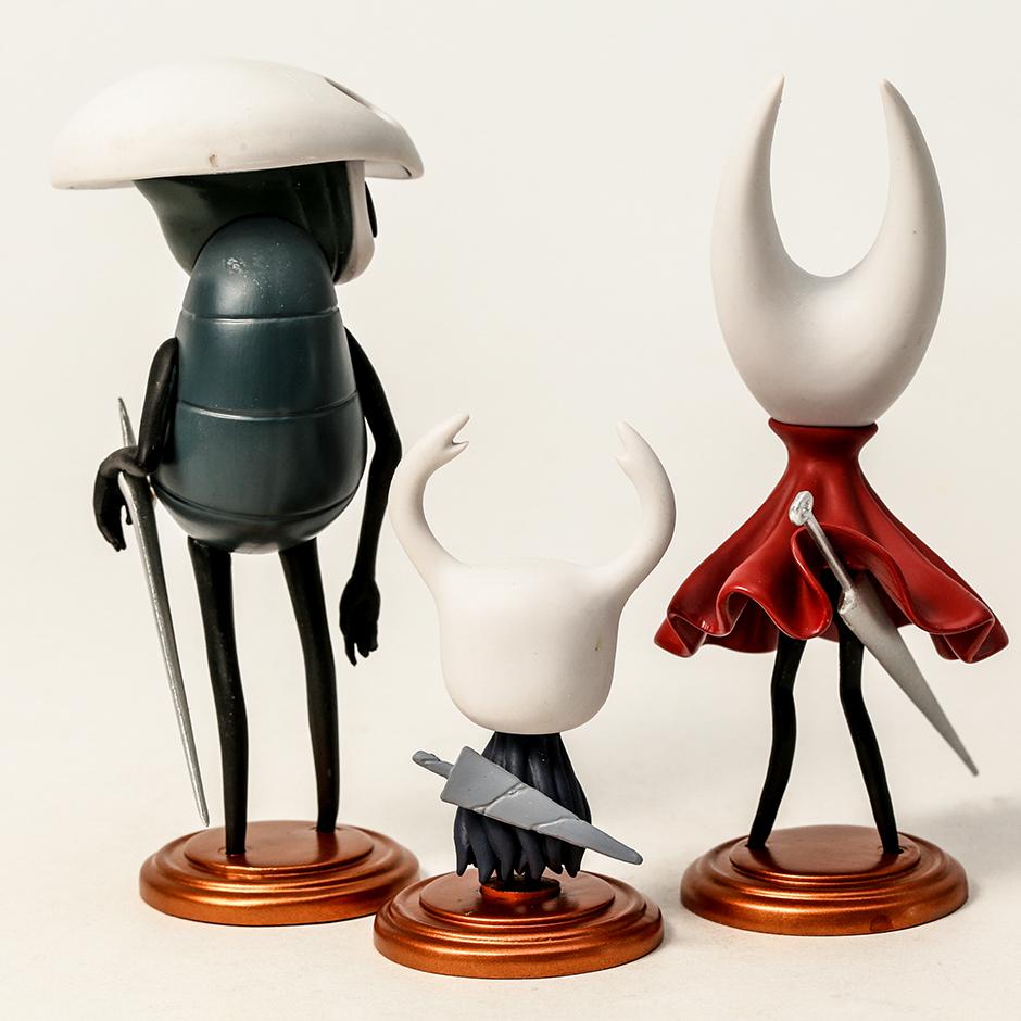 Hollow Knight Silksong Hornet Quirrel Herní figurky Sběratelský model Panenky Dárky 3ks/sada