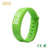 W5S Simple Environmental Temperature Watch 3d Pedometer Digital Silicone Bracelet Watch