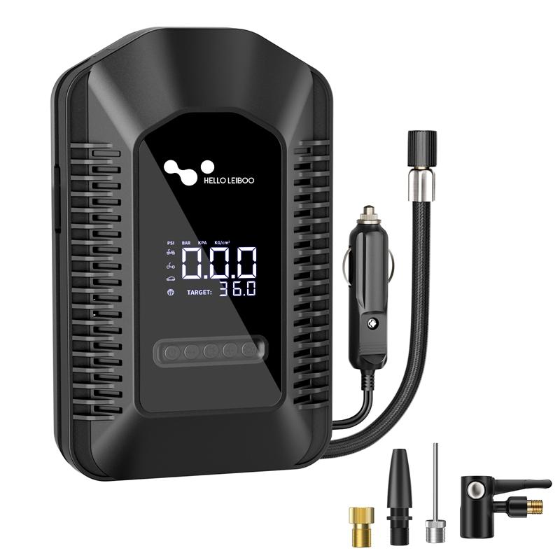 Digital Display Intelligent DC 12V 150PSI Portable Air Compressor Pump Tire Inflator Car Tire Air Pump with Pressure Gauge Tire Inflator