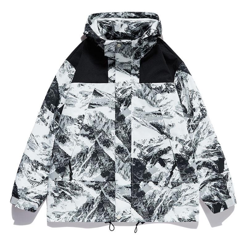 

Mountain Series Unisex 3-in-1 Detachable Windbreaker: Windproof, Waterproof Outdoor Mountaineering Suit L