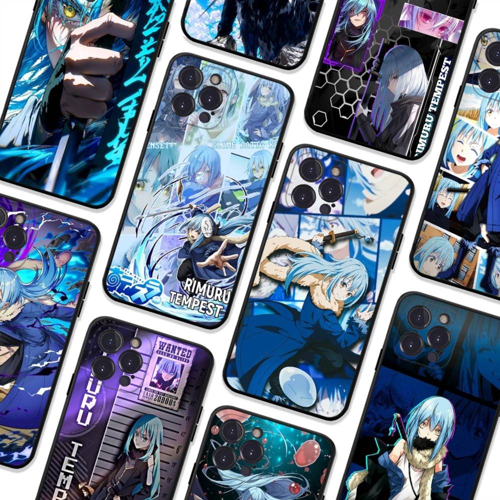 Slime Anime Rimuru Tempest Phone Case For IPhone 16 15 14 13 12 Mini 11 Pro XS Max X XR SE 6 7 8 Plus Soft Silicone Cover