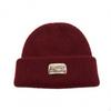 Vintage Knit Beanie, Doubleply Warmth, Classic Design, Winter Outdoor Women Wine Red