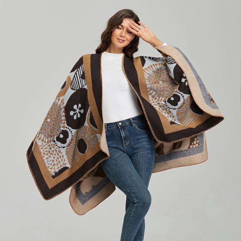 Women S Fashion Warm Scarf Cape For All Seasons