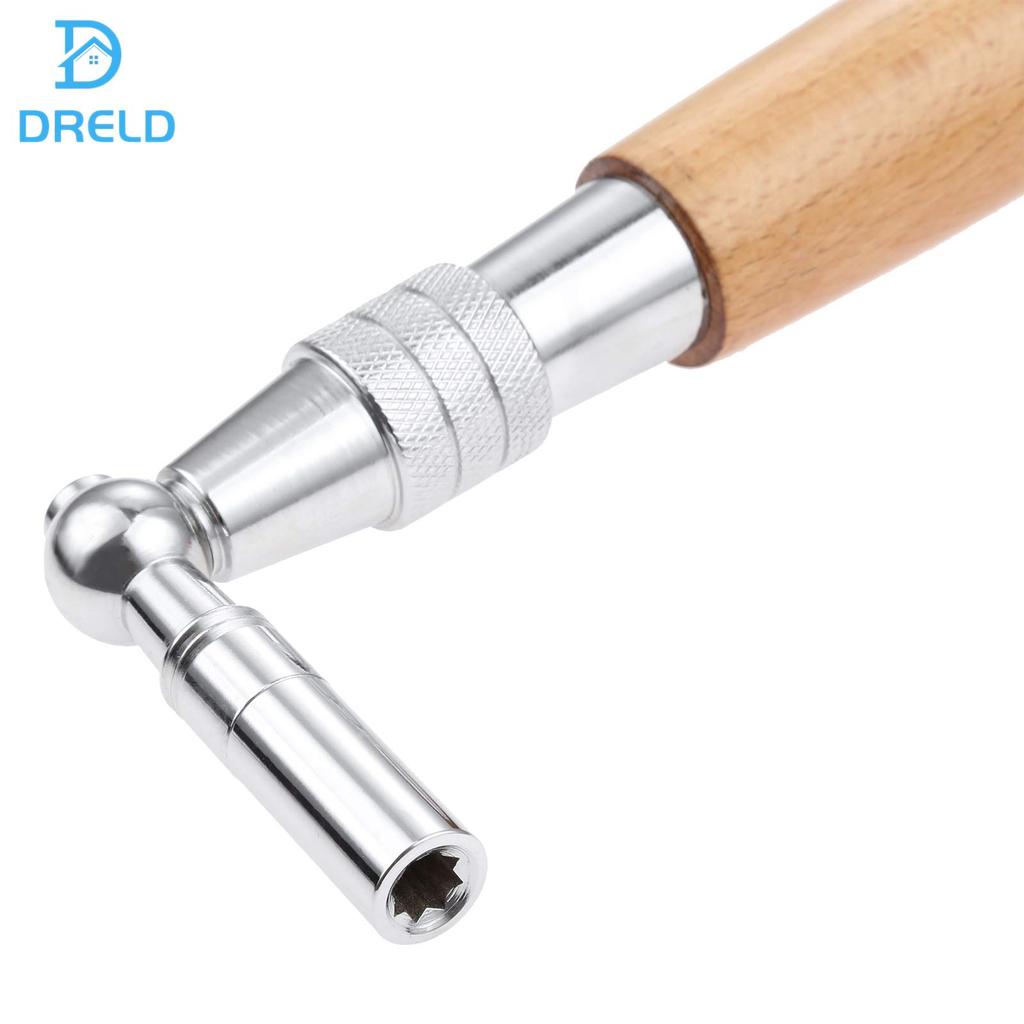 Dreld Piano Tuning Tool Kit, 11-Piece Set, Professional Piano Maintenance Tools, Tuning Mute, Tuning Hammer Wrench, and More, with Storage Case