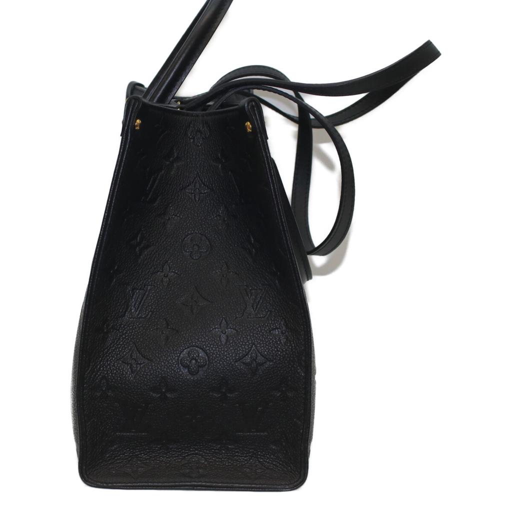 LOUIS VUITTON M45595 Monogram Print Black Onzago MM Tote Bag Monogram Ann PlattUsed